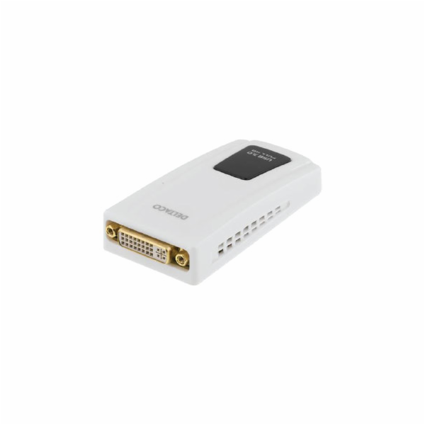 DELTACO adaptér z USB 3.0 na DVI/HDMI/VGA USB3-DVI