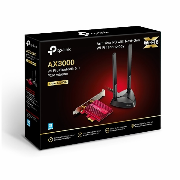 TP-Link Archer AX3000 PCIe Wi-Fi 6 Bluetooth 5.0