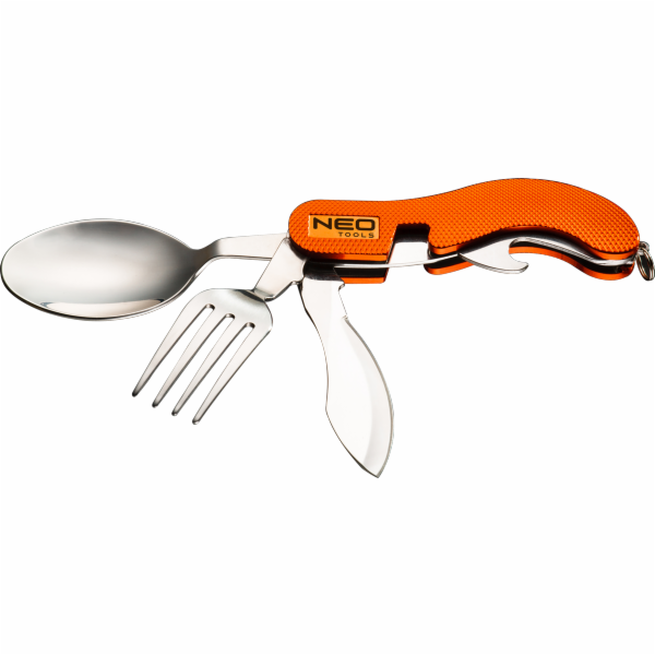 NEO TOOLS 63-027, Nůž na přežití, oranžový