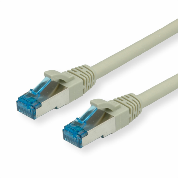 S/FTP (PiMF) Patchkabel LSOH 2m cat.6a, šedý, Cu