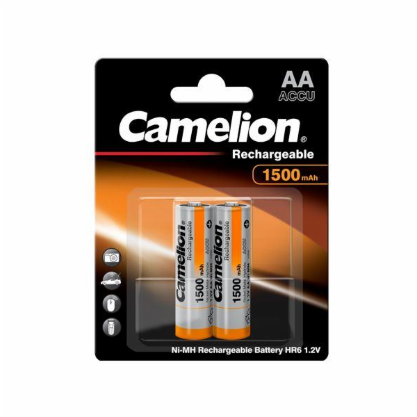 CAMELION Baterie nabíjecí AA 2ks NI-MH 1500mAh