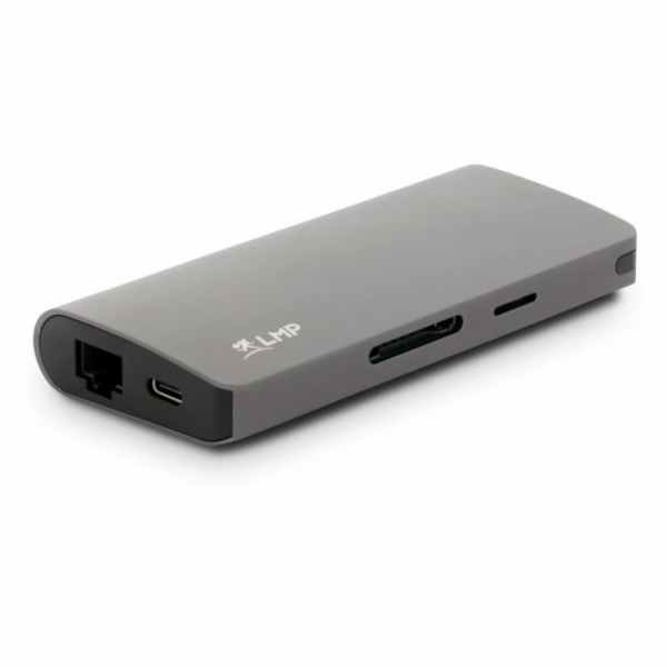 LMP USB-C Travel Dock 9 port - Space Gray Aluminii