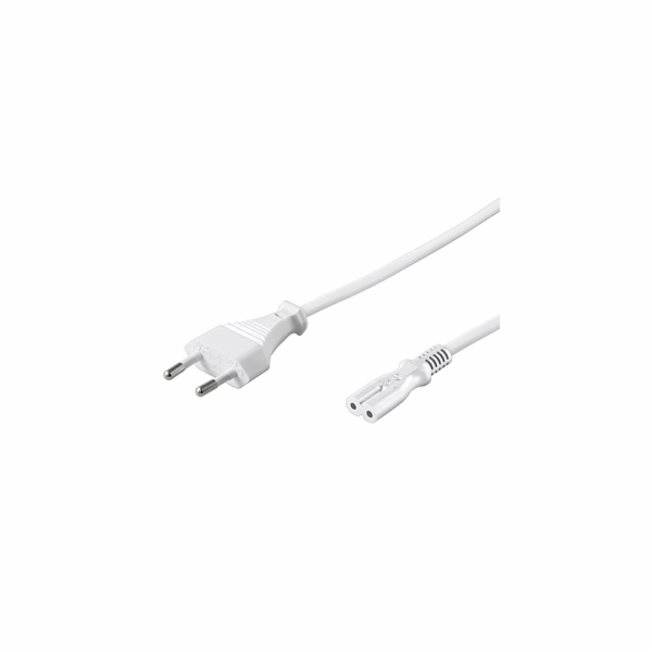 WENTRONIC Síťový kabel 2pin 230V 5m bíl W.93988