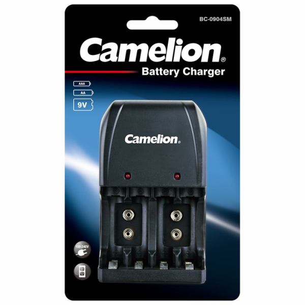 CAMELION BC-0904S, Nabíječka baterií, černá