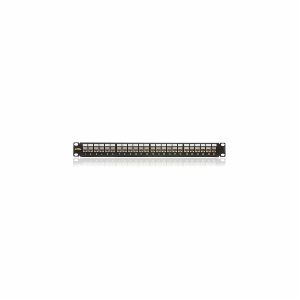 Patch panel 24port cat. 6a STP 10G, KEP-CEA-S-10G
