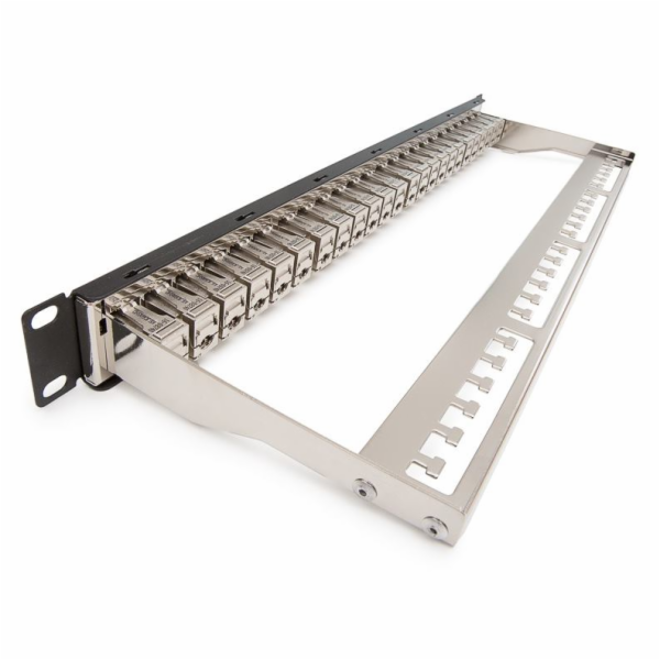 KELINE Patch panel Cat 6A, osazený s 24xKEJ-C6A