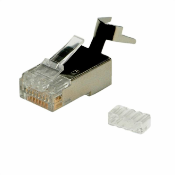 ROLINE STP konektor RJ45, cat.6, stíněný 10ks/bal