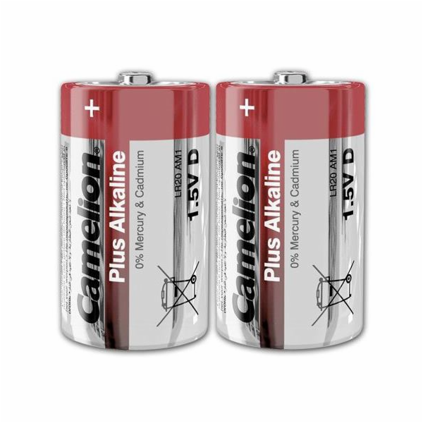 CAMELION Baterie alkalické PLUS D 2ksLR20 1.5V SP2