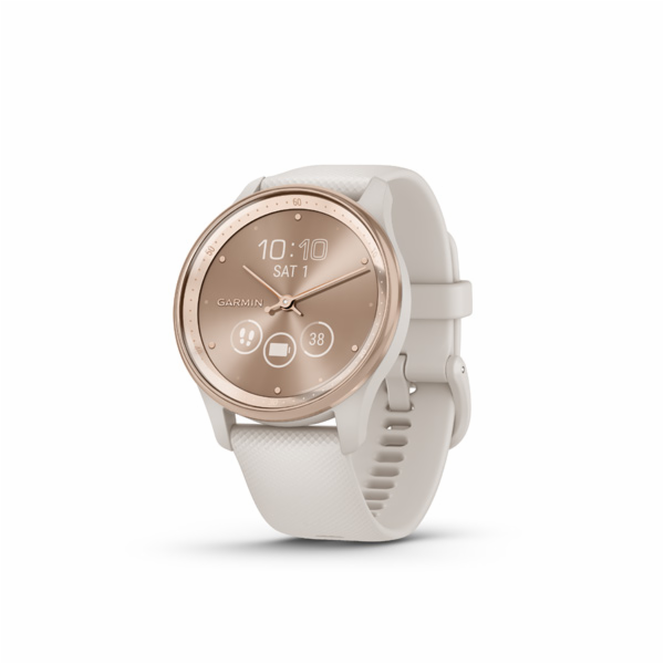 GARMIN Vivomove TREND, Peach Gold/White Cream