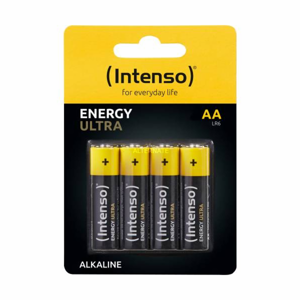 INTENSO Energy Ultra AA, Baterie alkalické 4ks