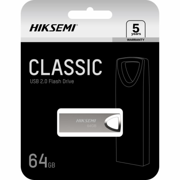 HIKSEMI HS-USB-M200, USB Klíč, 64GB, stříbrný