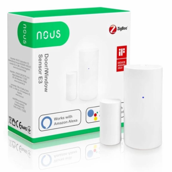NOUS E3 Tuya/ZigBee, Senzor na okna a dveře