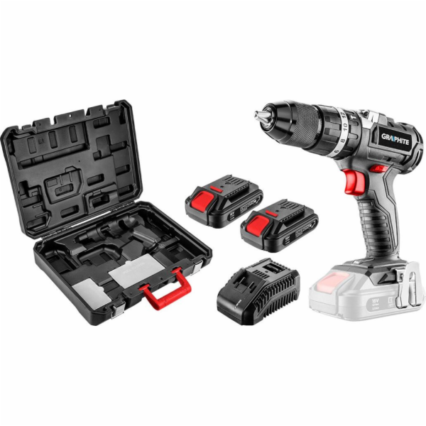 GRAPHITE ACCU Vrtací šroubovák s příklENERGY+ SET