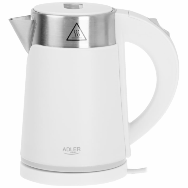 ADLER AD 1372W, Rychlovarná konvice 0,6L, bílá