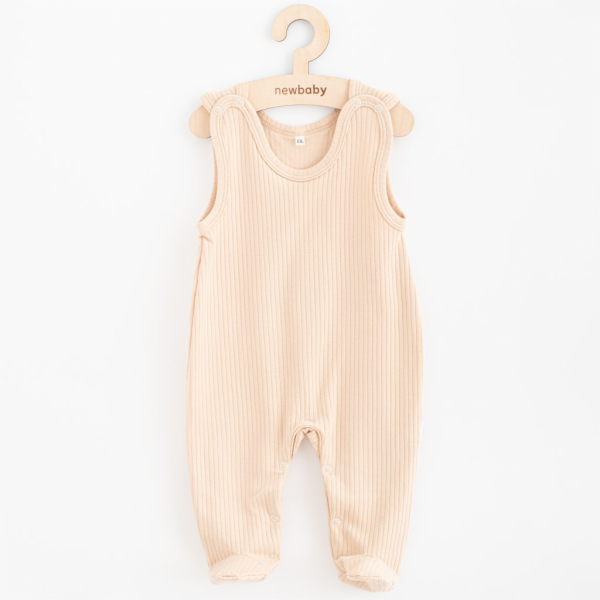 Kojenecké bavlněné dupačky New Baby Practical béžová Vel....