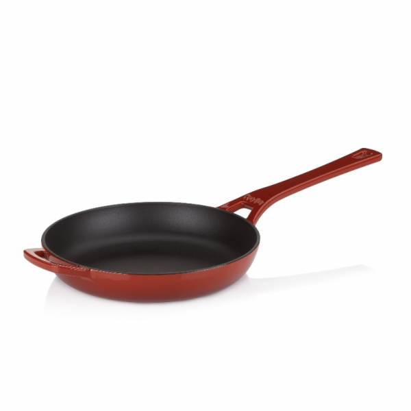 Pánev litinová CALIDO 28 cm červená KL-11963