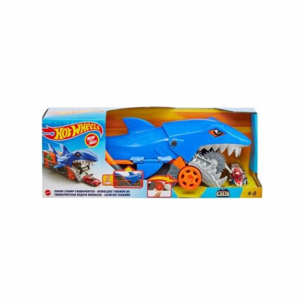 Hot Wheels Hungry Shark Transporter Toy Vehicle