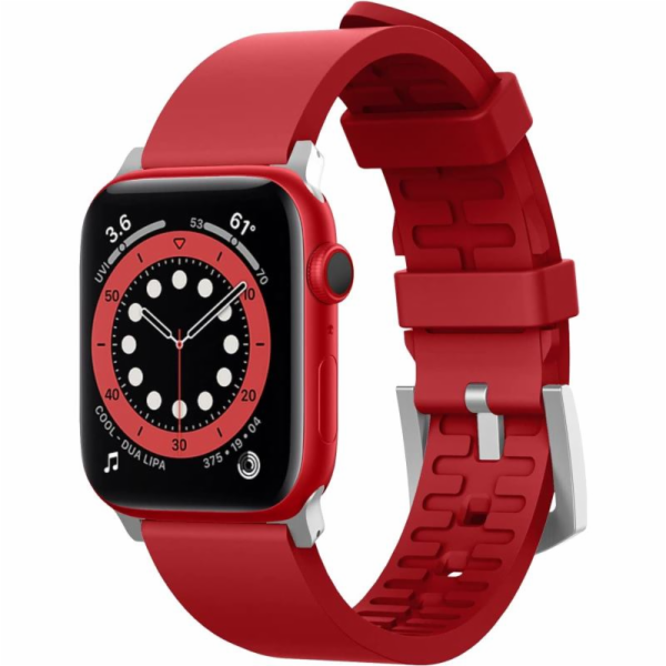 ELAGO Premium Rubber 38/40/41mm, Řemínek, red