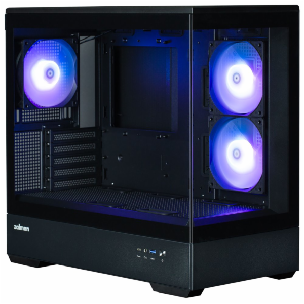 Zalman skříň P30 Black / miniT / 3x120mm fan ARGB / USB 3...