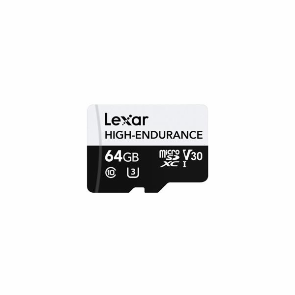 Lexar paměťová karta 64GB High-Endurance microSDHC/microS...