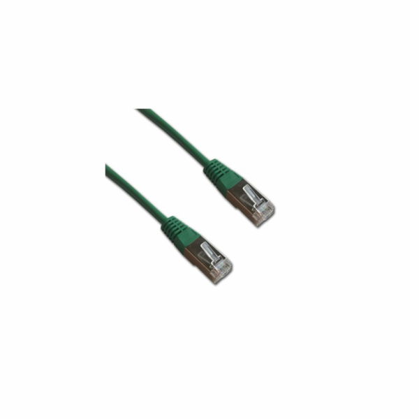 Patch cord FTP cat5e 0,5M zelený