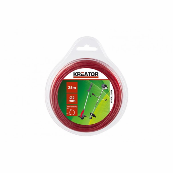 Struna Kreator KRTGTR2025 -kulatá 2 mm x 25 m 