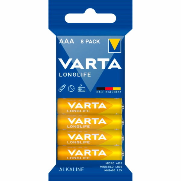 BATERIE VARTA LONGLIFE EXTRA AAA/8