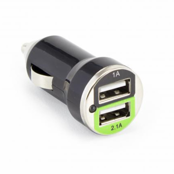 SBOX Autonabíječka 2x USB 2.0 CC-221B blk