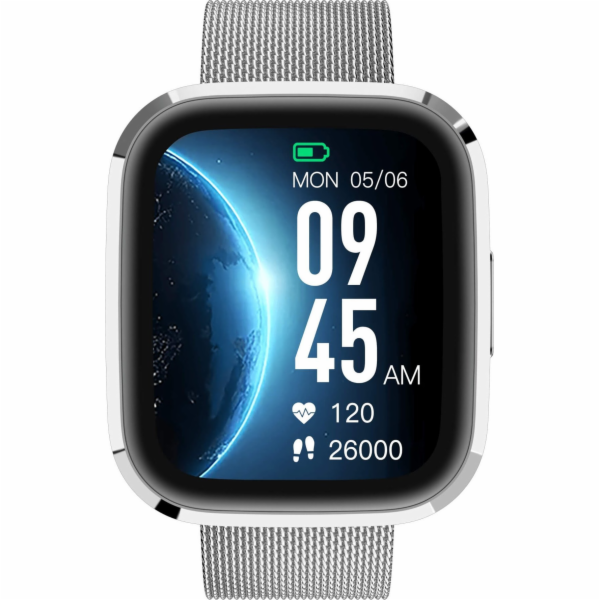 Garett Smartwatch GRC STYLE Silver steel