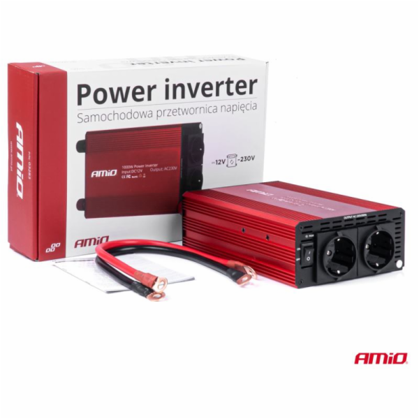 AMIO PI05, Měnič napjatá, 12V/230V, 1000W/2000W