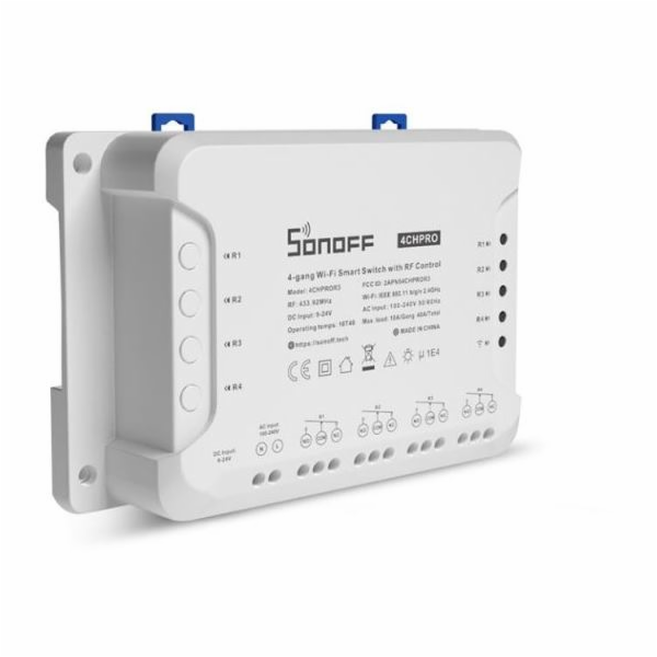 SONOFF 4CH PRO R3, eWeLink Přepínač 4 kanálový