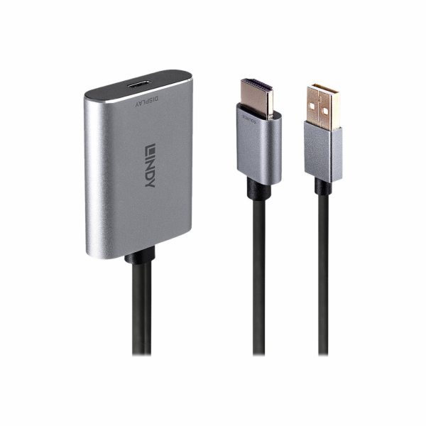 Lindy Video Converter - USB -C - Šédá
