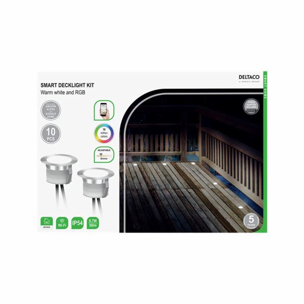 DELTACO SMART HOME SH-DLK01, Garden light