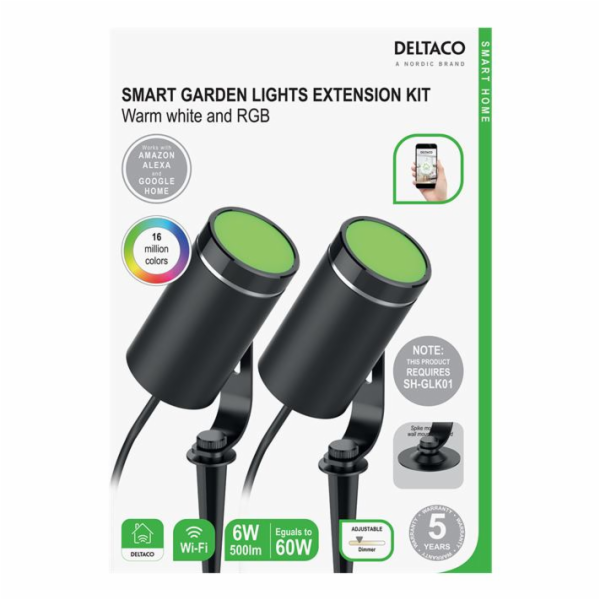 DELTACO SMART HOME SH-GLEX01, Rozšíření