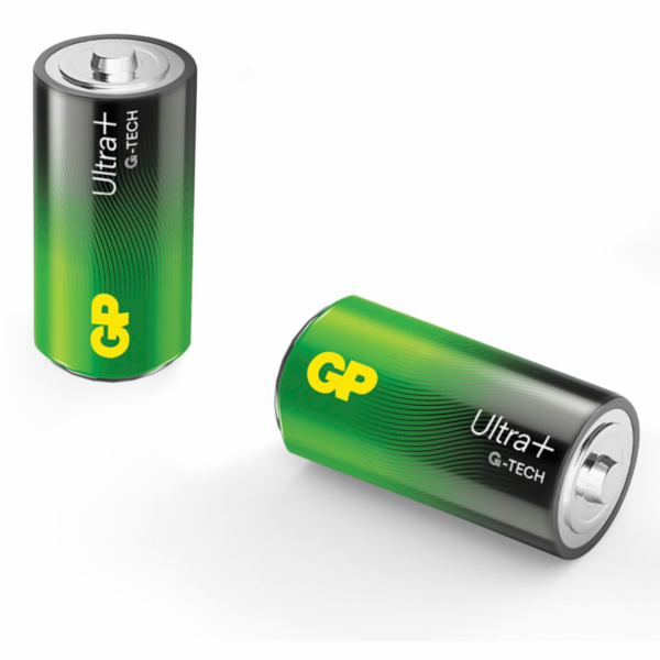 GP C Ultra Plus, alkalická (LR14) - 2 ks