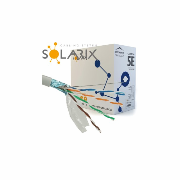 SOLARIX kabel FTP CAT5E PVC 305m/balení
