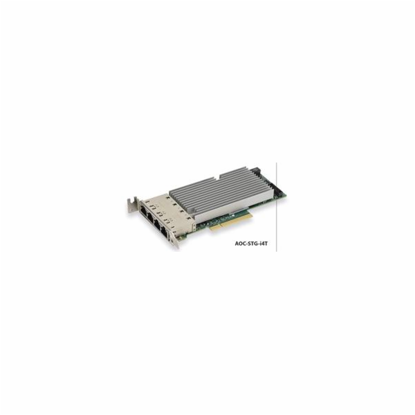 SUPERMICRO AOC-STG-I4T Quad 10Gb/s RJ45, PCI-E 3.0 8x  (8...