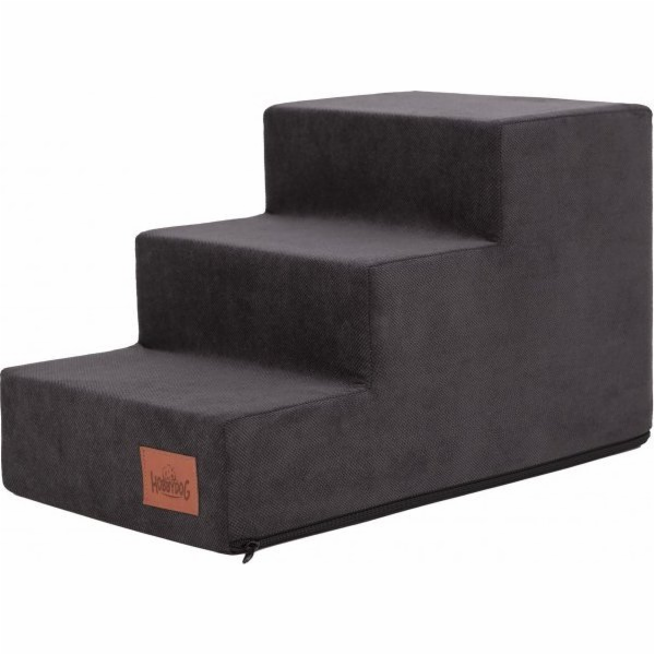 Hobbydog Small Schody Savoy - Black - 30 cm -3 Steps