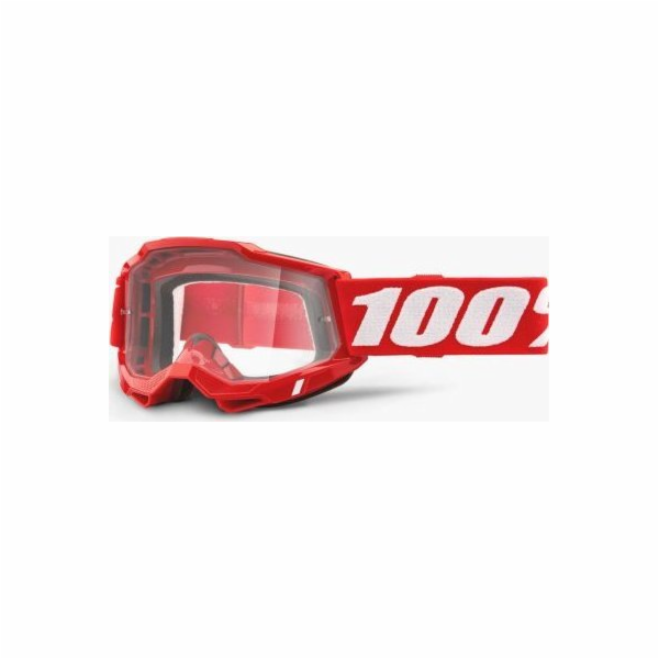 100% brýle 100% ACCURI 2 RED (průhledné sklo proti zamlžo...