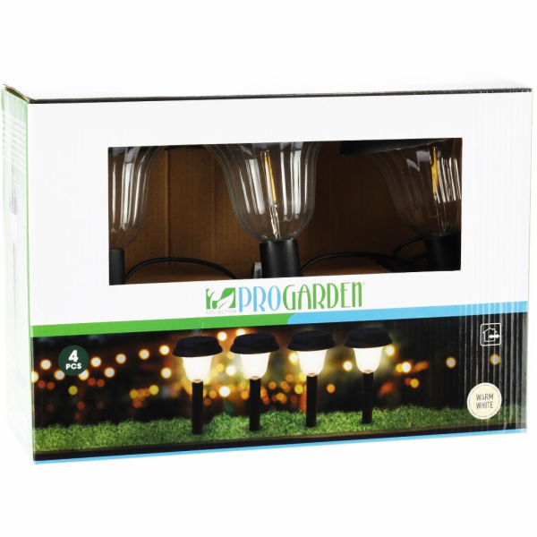 Lampa zahradní 16x45cm sada 4ks KO-AF5000490