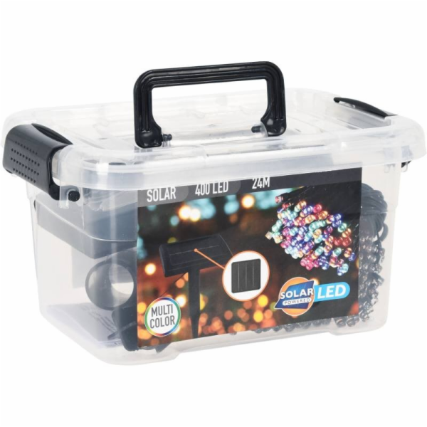 Světelný řetěz solární  multicolor 400 LED / 24 m KO-DX95...