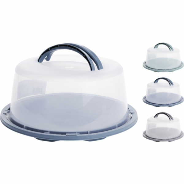 Přepravní dóza na moučník 35 cm modrá KO-Y54231010modr