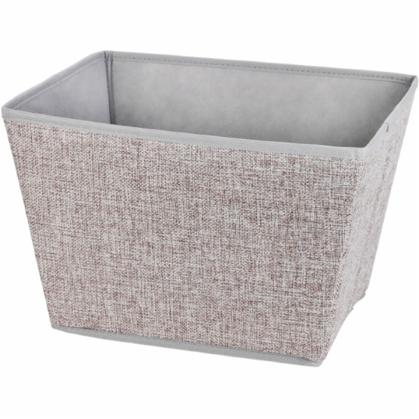 Úložný box 39x30x24 cm textil šedý KO-101001710seda