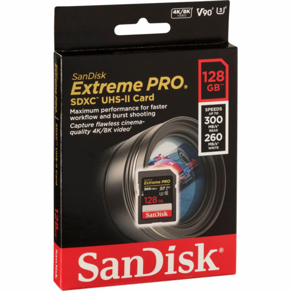 SanDisk ExtremePRO SDXC V90 128G 300MB UHS-II  SDSDXDK-12...