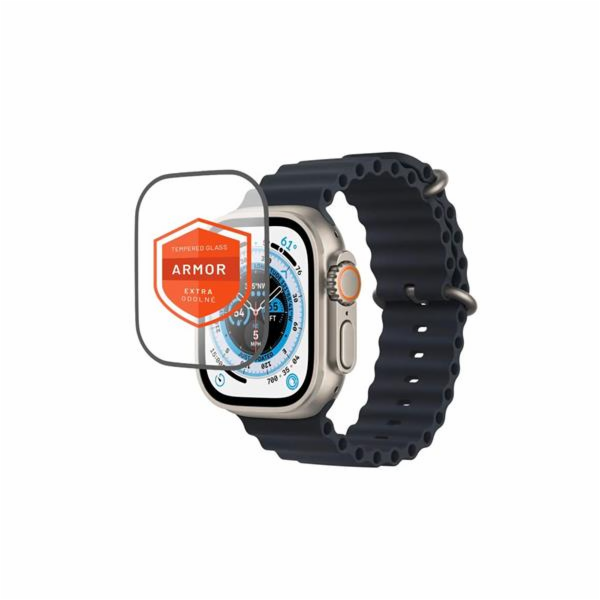 Tvrzené sklo FIXED Armor s aplikátorem pro Apple Watch Ul...