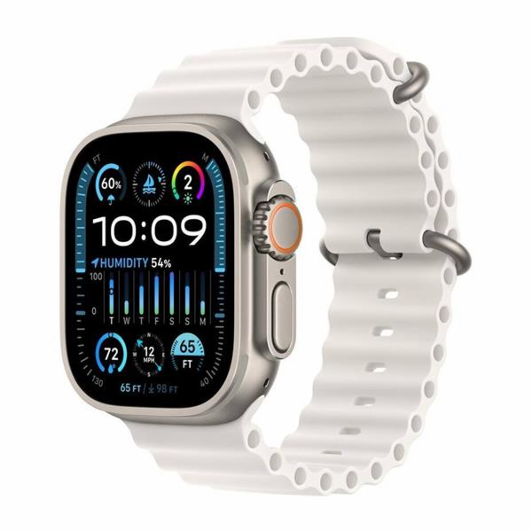 Apple Watch Ultra 2/49mm/Titan/Sport Band/White Ocean
