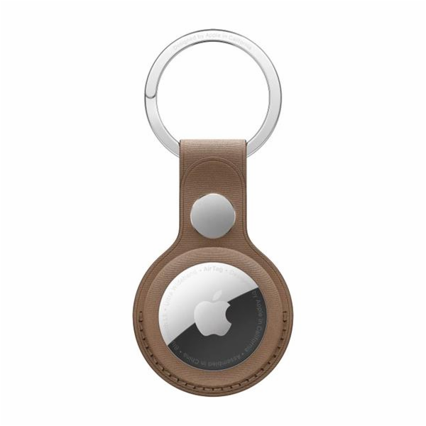 AirTag FineWoven Key Ring - Taupe
