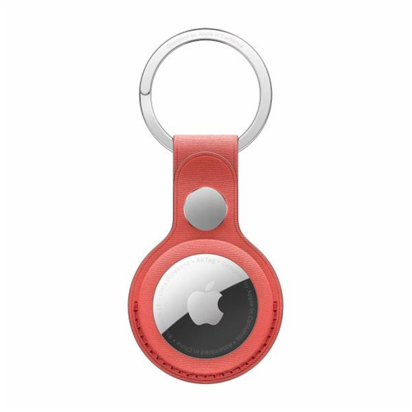 AirTag FineWoven Key Ring - Coral