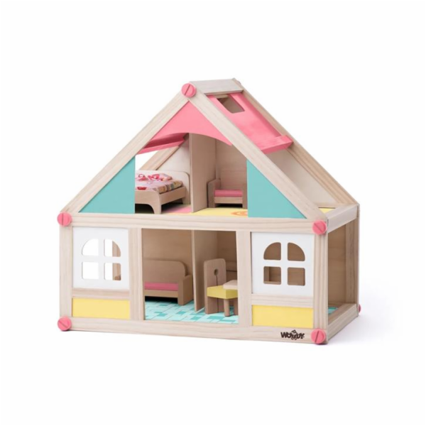Hračka Woody Domeček malý s příslušenstvím 