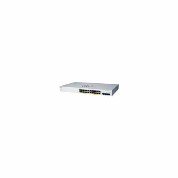 Cisco switch CBS220-24FP-4X (24xGbE,4xSFP+,24xPoE+,382W) ...